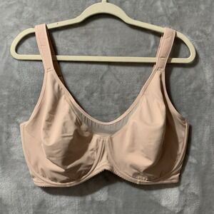 SheCurve Full Coverage Minimizer Bra Beige Tan Nude underwire Sz 42G Comfort